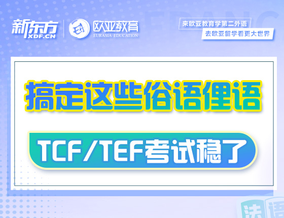 2月6日：搞定这些俗语理语TCF/TEF考试稳了