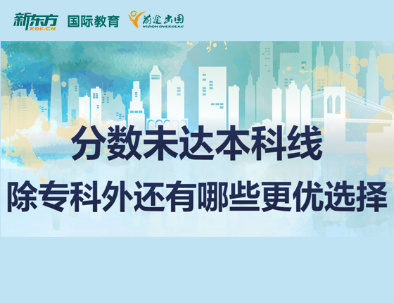 分数未达本科线 除专科外还有哪些更优选择