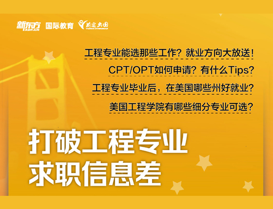 美国研究生打破工程专业求职信息差