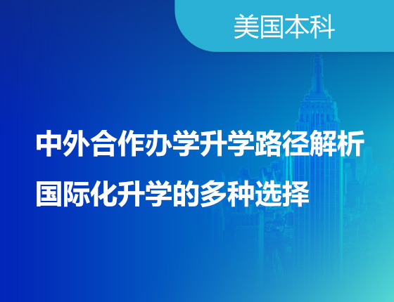 中外合作办学录取梦校路径解析 国际化录取梦校的多种选择