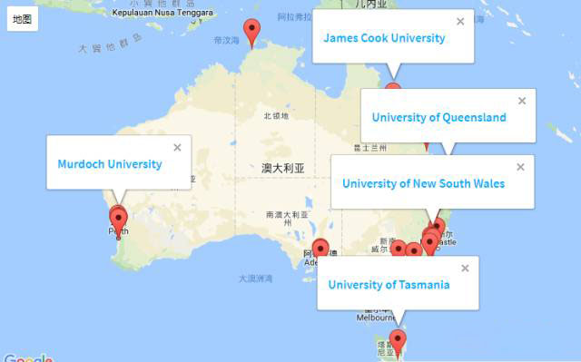 干货!澳洲各州大学校区地理位置详解 干货!澳洲各州大学校区地理位置详解