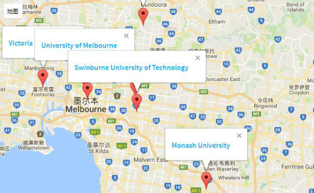 干货!澳洲各州大学校区地理位置详解 干货!澳洲各州大学校区地理位置详解