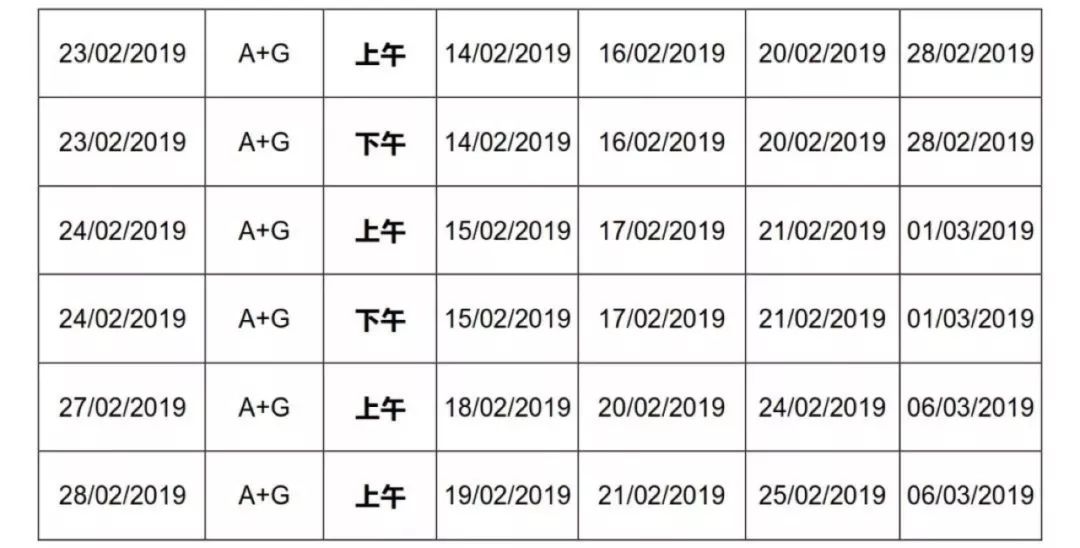 2019年1-3月雅思考试安排时间表 2019年1-3月雅思考试安排时间表