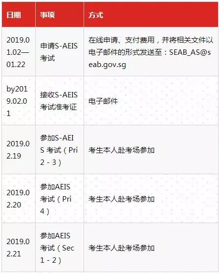 2019年新加坡教育新政开始实施！S-AEIS考试开始报名！