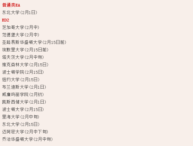 【放榜时间】美国TOP30大学2020Fall放榜时间汇总 【放榜时间】美国TOP30大学2020Fall放榜时间汇总