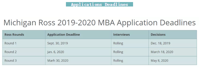 【申请时间】美国前30商学院MBA2019-2020申请截止日期 【申请时间】美国前30商学院MBA2019-2020申请截止日期