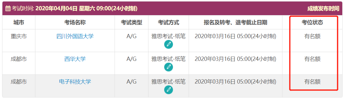 【考试安排】IELTS/TOEFL/GRE/GMAT近两个月考位情况 【考试安排】IELTS/TOEFL/GRE/GMAT近两个月考位情况