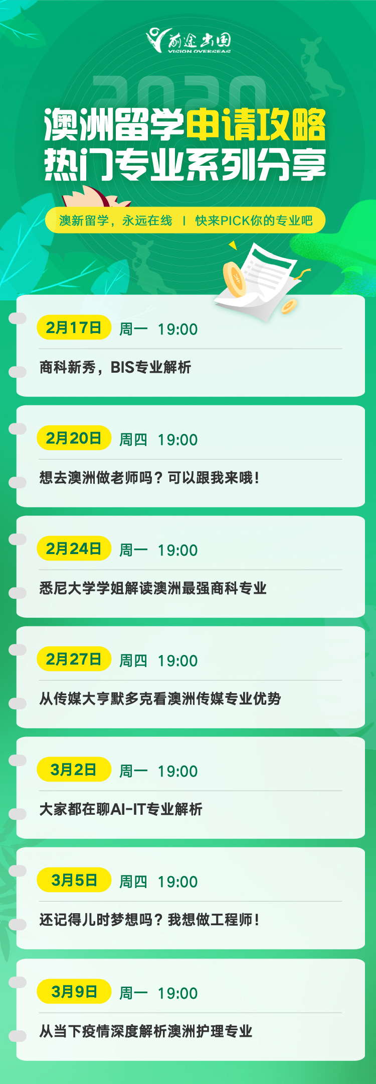 澳洲留学申请攻略之热门专业系列分享