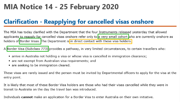 【签证】澳洲旅行禁令期间被取消的签证可免费再申请！