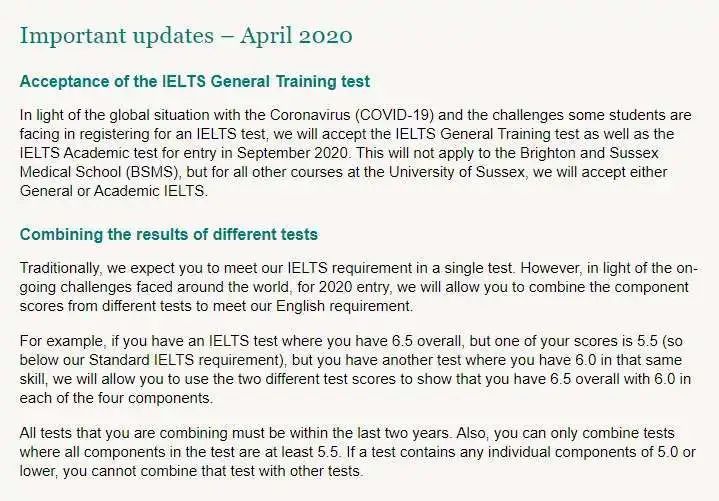 全球多所学校认可IELTS Indicator，部分学校可接受雅思拼分！