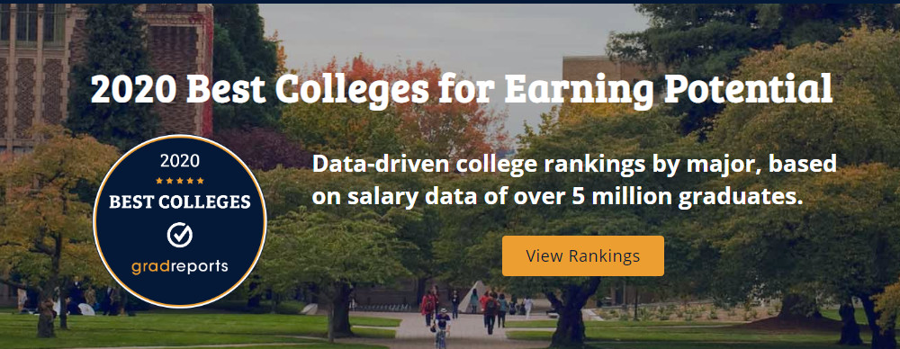 2020College Scorecard美国大学各专业收入潜力榜单
