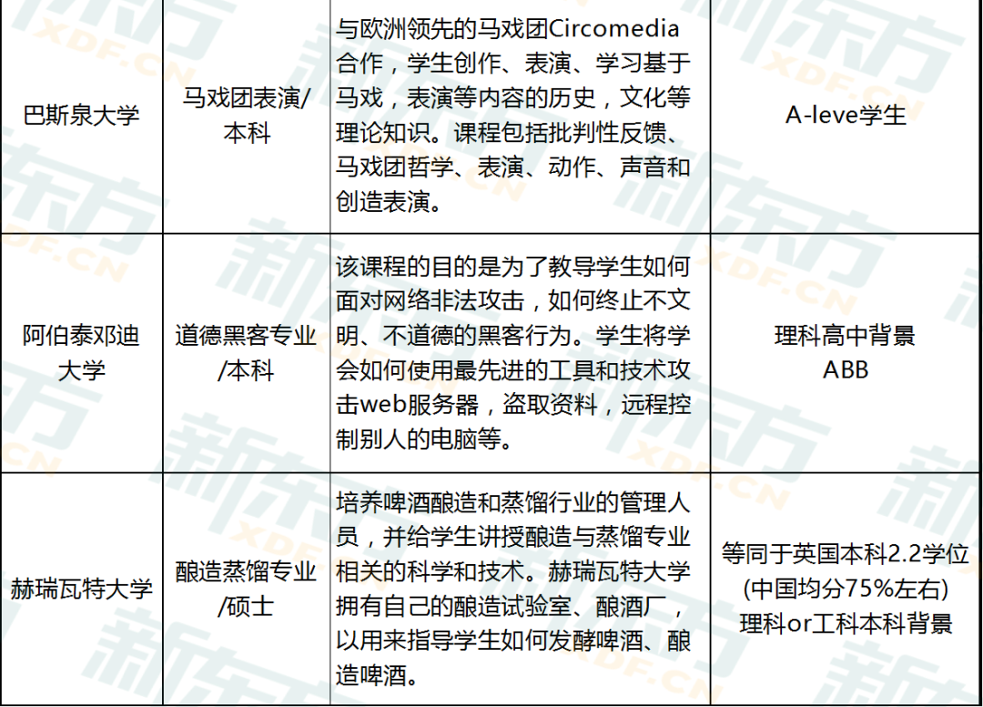 出国留学时那些奇葩又小众的专业 出国留学时那些奇葩又小众的专业