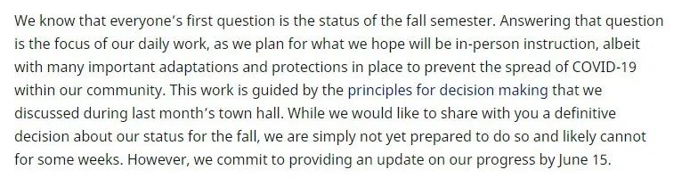 斯坦福宣布将重新开放校园!美国部分大学2020秋季开学计划公开!