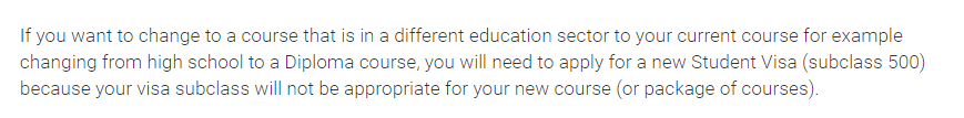 在澳洲升学转学,需要更换现有的学生签证吗？