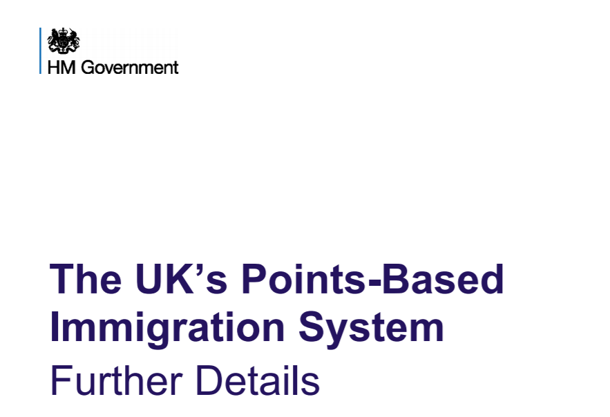 英国发布积分移民细则,最新PSW签证细节曝光! 英国发布积分移民细则,最新PSW签证细节曝光!