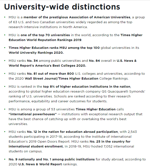 密歇根州立大学与复旦学术合作!硕士项目性价比与含金量双高! 密歇根州立大学与复旦学术合作!硕士项目性价比与含金量双高!
