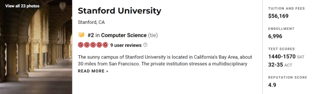 2021USNews计算机科学专排!全美哪些大学排进前十? 2021USNews计算机科学专排!全美哪些大学排进前十?