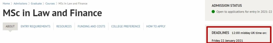 英国G5大学商学院硕士专业申请时间表! 英国G5大学商学院硕士专业申请时间表!