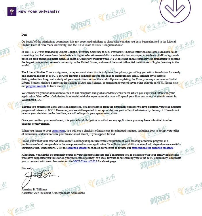 纽约大学13枚Offer来啦！揭秘NYU“培育创新才能”的录取规则！