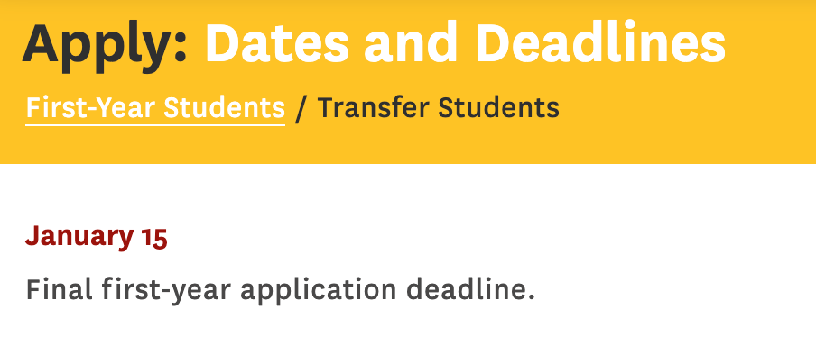 美国大学RD截止日期