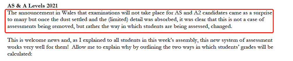 英格兰2021年大考取消，GCSE/A-Level将如何评分？