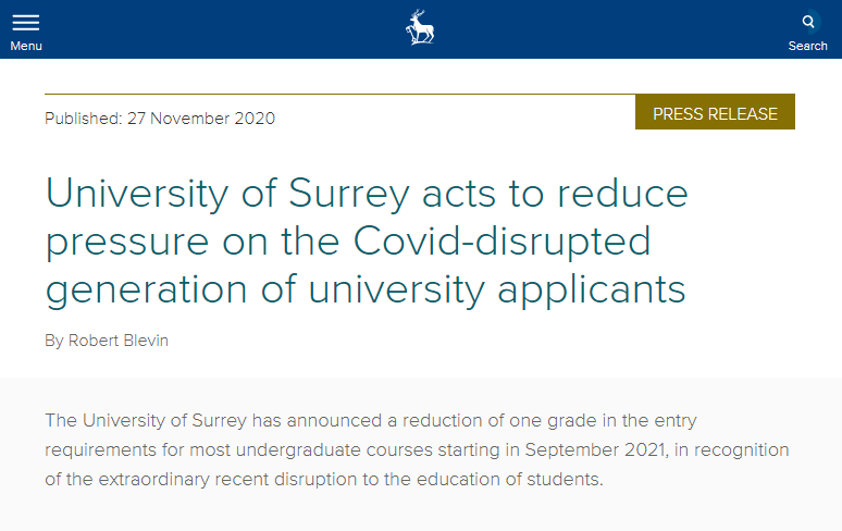英国教育部:2021不仅要减免学费,还要降低录取标准! 英国教育部:2021不仅要减免学费,还要降低录取标准!