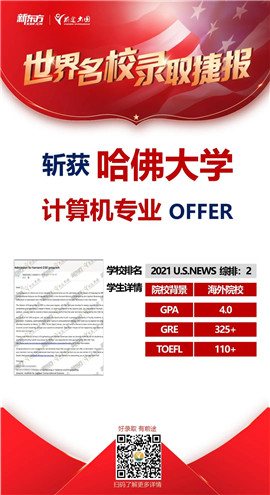斩获数十枚哈佛耶鲁剑桥牛津offer！