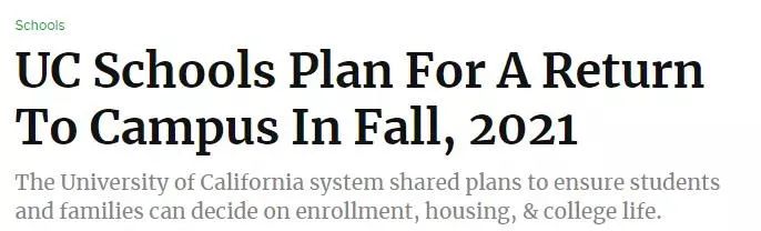 网课时代有望结束?多校发布消息称2021fall恢复线下授课! 网课时代有望结束?多校发布消息称2021fall恢复线下授课!