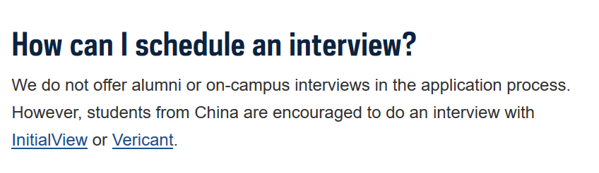 U.S.News美国综合性大学Top30面试要求汇总！