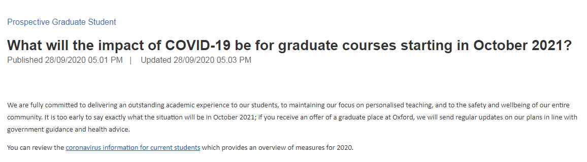 多所英国大学更新秋季学期开学安排! 多所英国大学更新秋季学期开学安排!