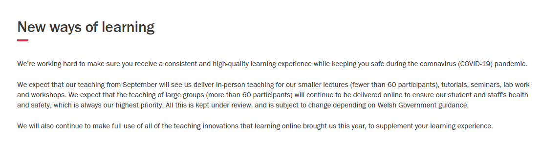 多所英国大学更新秋季学期开学安排! 多所英国大学更新秋季学期开学安排!