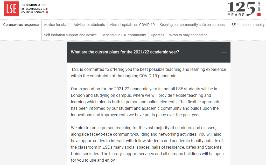 多所英国大学秋季开学政策更新！