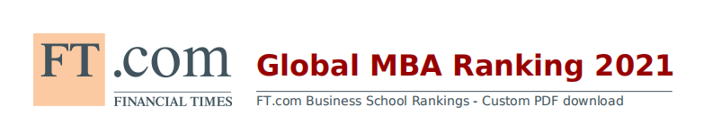 2021《金融时报》全球MBA榜单公布！
