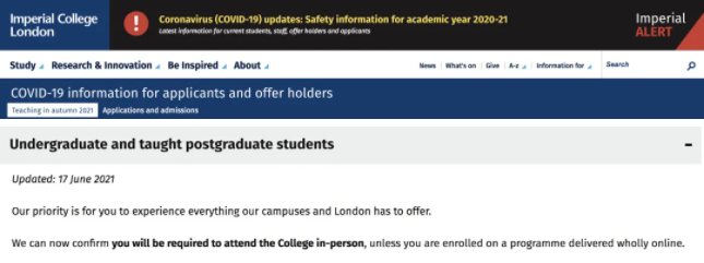 英国TOP30大学秋季开学安排大汇总！