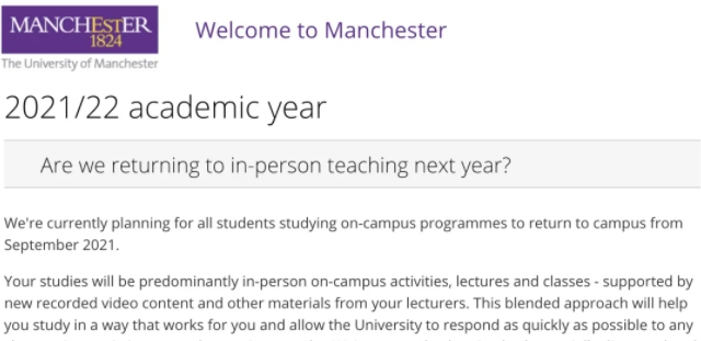 英国TOP30大学秋季开学安排大汇总！