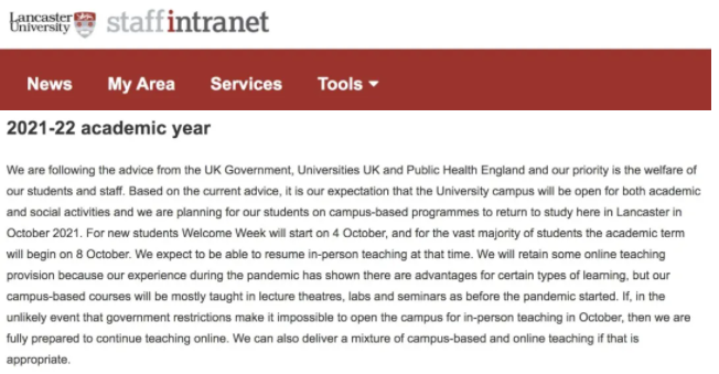 英国TOP30大学秋季开学安排大汇总！