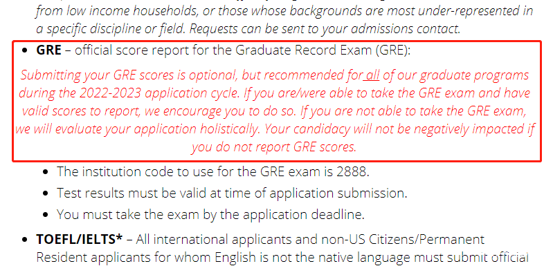 2022美研申请季拉开序幕，这些院校恢复GRE的申请要求！