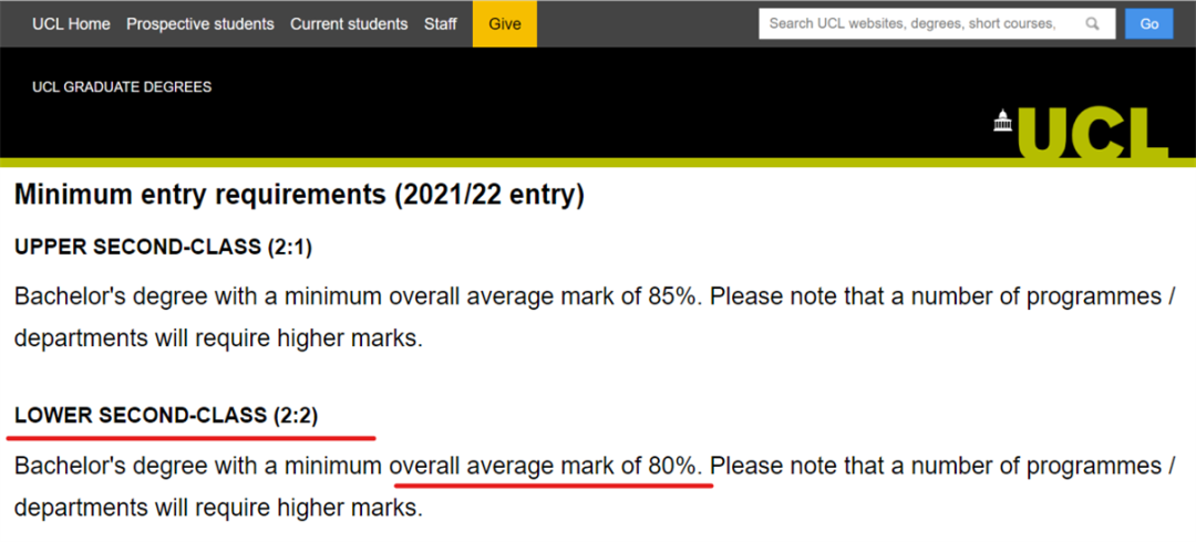 2：2学位也能申英国G5？哪些硕士专业可以申请？