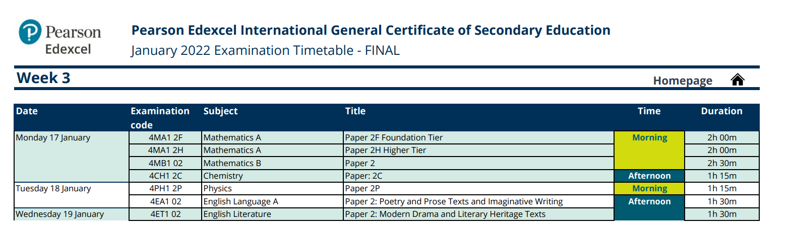 2021-2022年IGCSE&A-Level考试安排汇总！