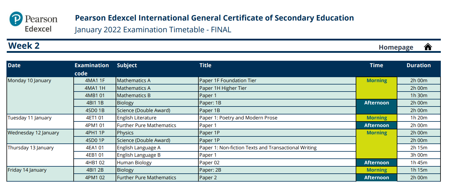 2021-2022年IGCSE&A-Level考试安排汇总！