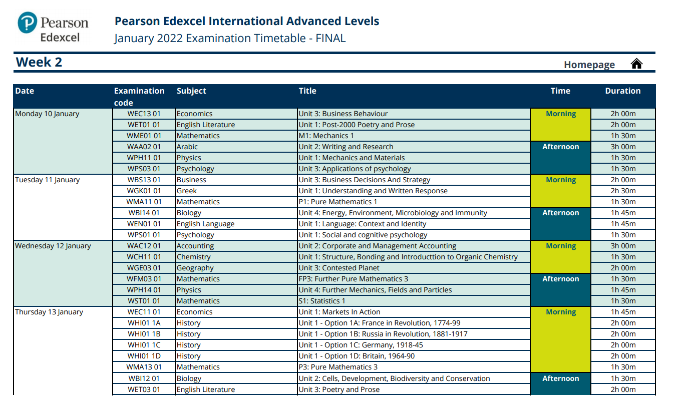 2021-2022年IGCSE&A-Level考试安排汇总！