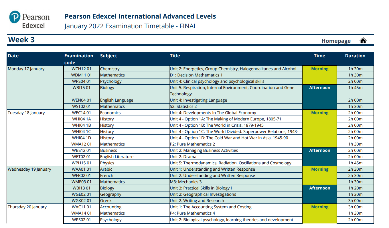 2021-2022年IGCSE&A-Level考试安排汇总！