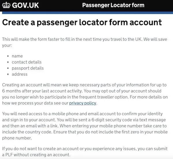英国入境流程及Passenger Locator Form填写教程
