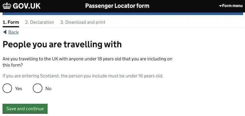 英国入境流程及Passenger Locator Form填写教程