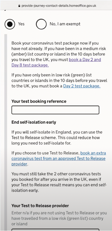 英国入境流程及Passenger Locator Form填写教程