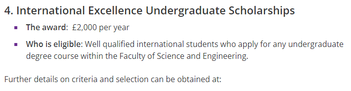 这些英国大学给中国学生的奖学金很丰厚！