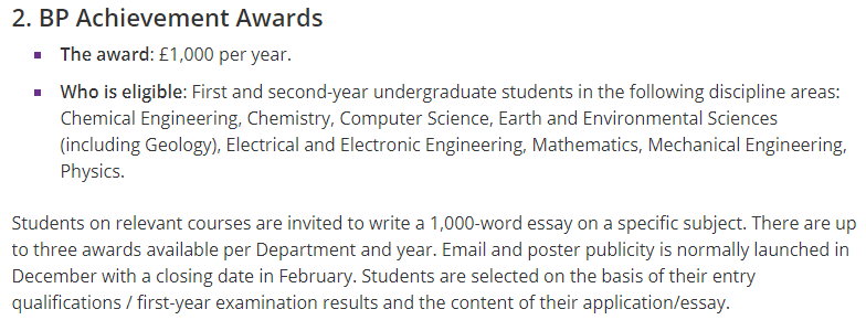 这些英国大学给中国学生的奖学金很丰厚！