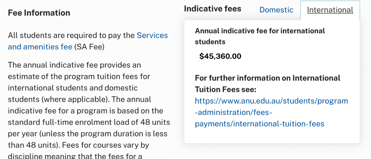2022澳洲大学学费公布！全上涨！每年5.2万澳币创新高！