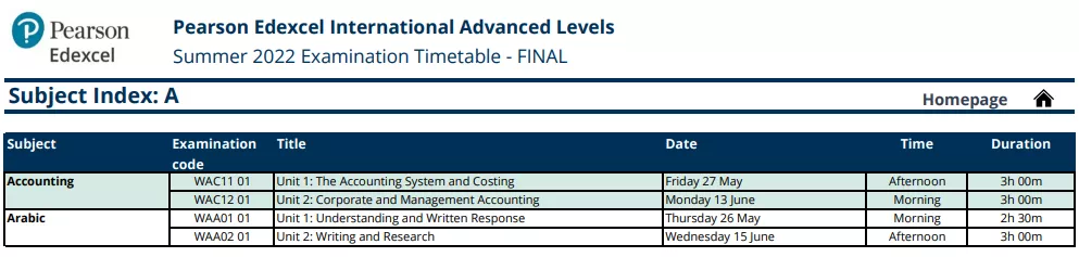 A Level三大考试局发布2022年夏季考试时间表! A Level三大考试局发布2022年夏季考试时间表!