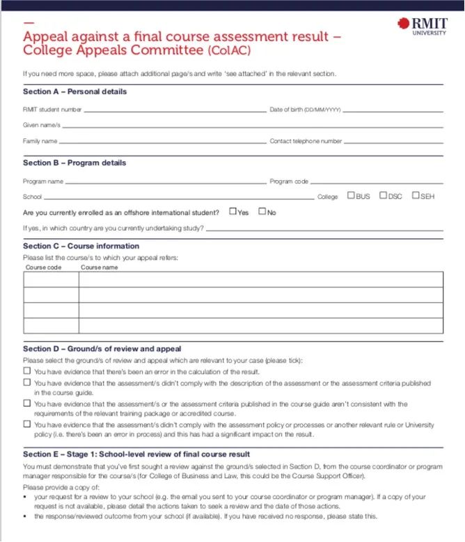 皇家墨尔本理工大学Final出分后,遇到这些问题需谨慎! 皇家墨尔本理工大学Final出分后,遇到这些问题需谨慎!